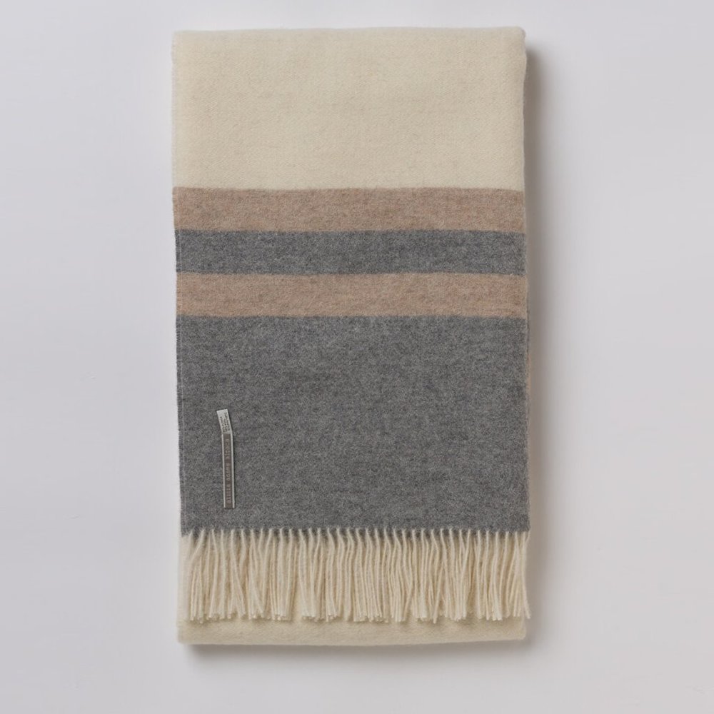Alicia Adams Alpaca Wool Luxury Canyon Throw Blanket